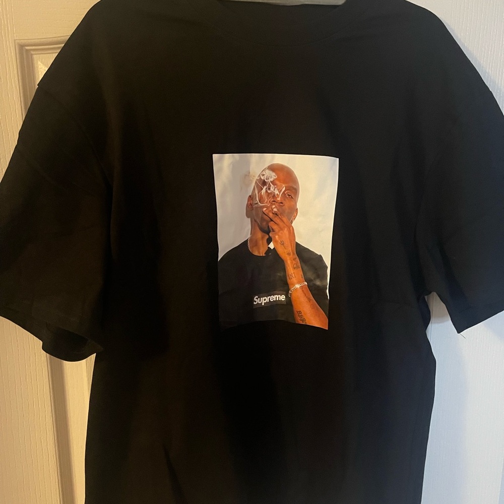 Supreme Dave Blunt Black Graphic Tee - Picture 1 of 4